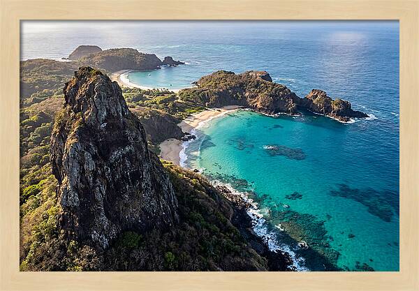 Fernando De Noronha From Morro Do Pico Viewpoint