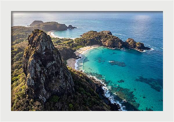 Fernando De Noronha From Morro Do Pico Viewpoint
