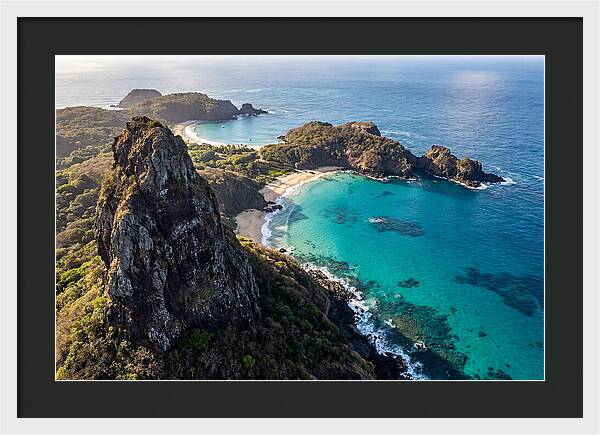 Fernando De Noronha From Morro Do Pico Viewpoint