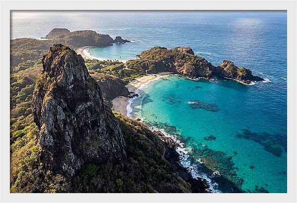 Fernando De Noronha From Morro Do Pico Viewpoint