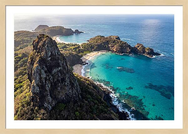Fernando De Noronha From Morro Do Pico Viewpoint