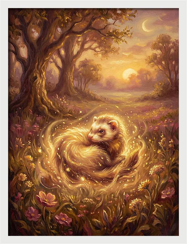 Ferret In Enchanted Forest