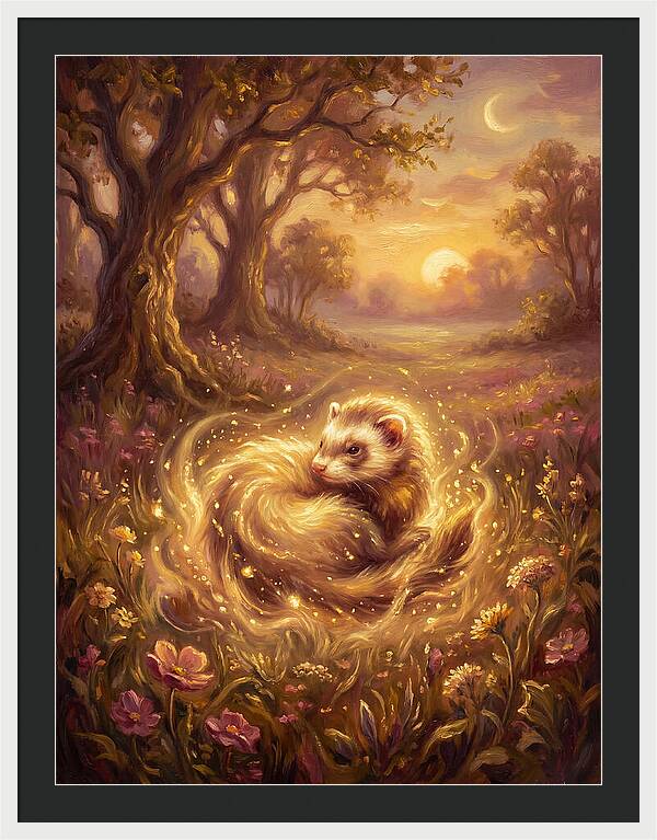 Ferret In Enchanted Forest
