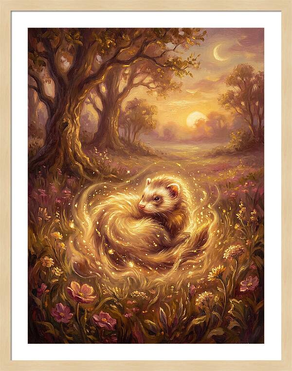 Ferret In Enchanted Forest