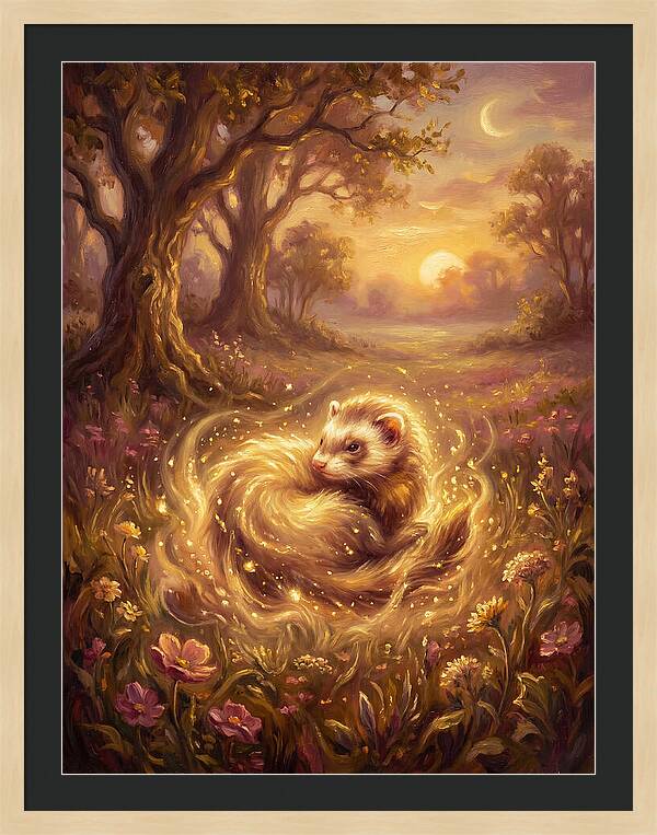 Ferret In Enchanted Forest