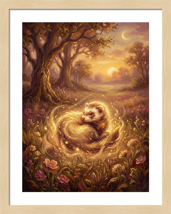 Ferret In Enchanted Forest
