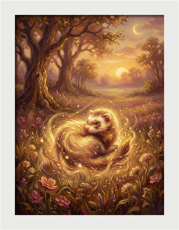 Ferret In Enchanted Forest