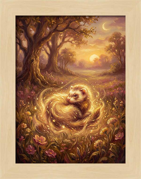 Ferret In Enchanted Forest