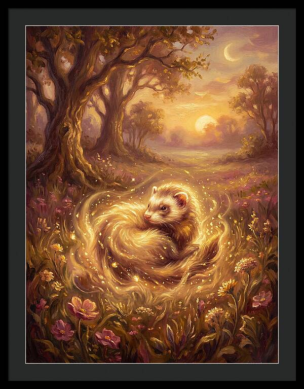 Ferret In Enchanted Forest