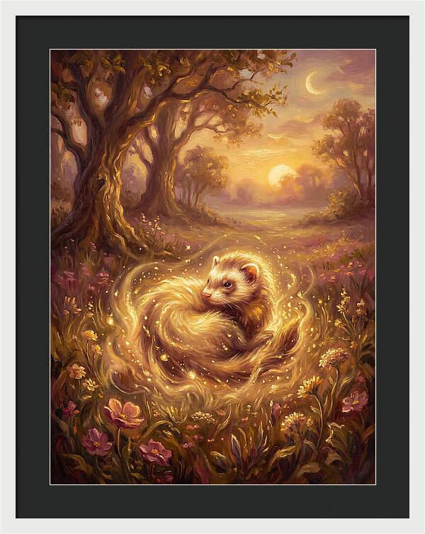 Ferret In Enchanted Forest