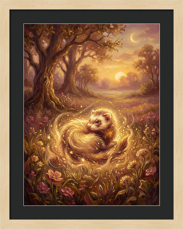 Ferret In Enchanted Forest