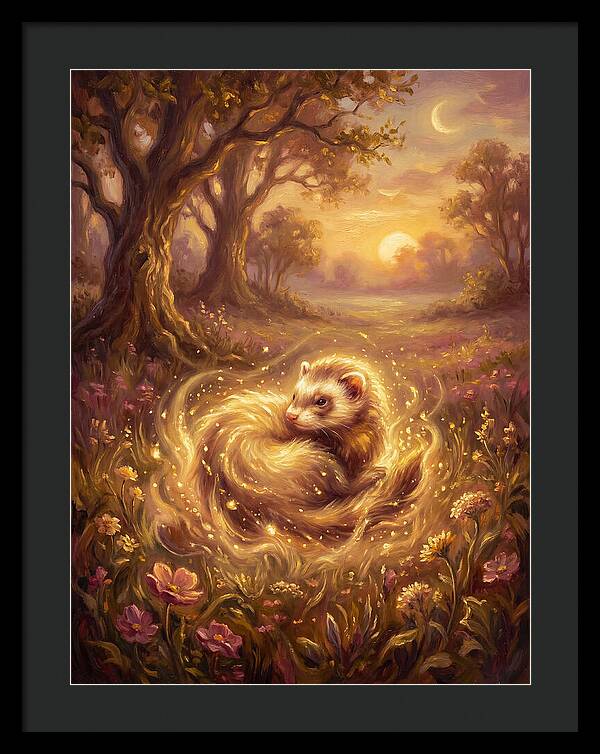 Ferret In Enchanted Forest