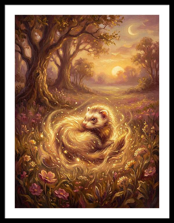 Ferret In Enchanted Forest