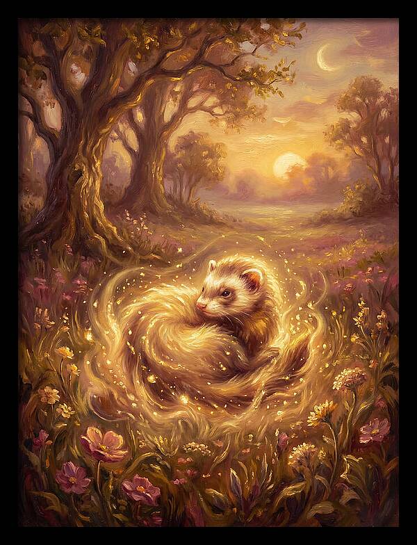 Ferret In Enchanted Forest
