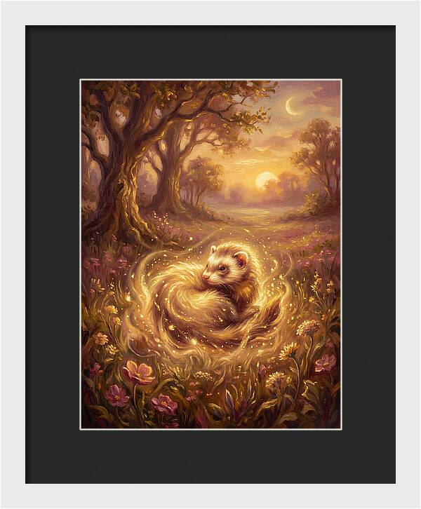 Ferret In Enchanted Forest