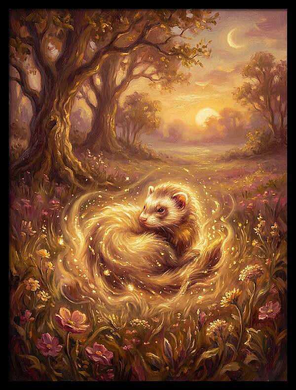Ferret In Enchanted Forest