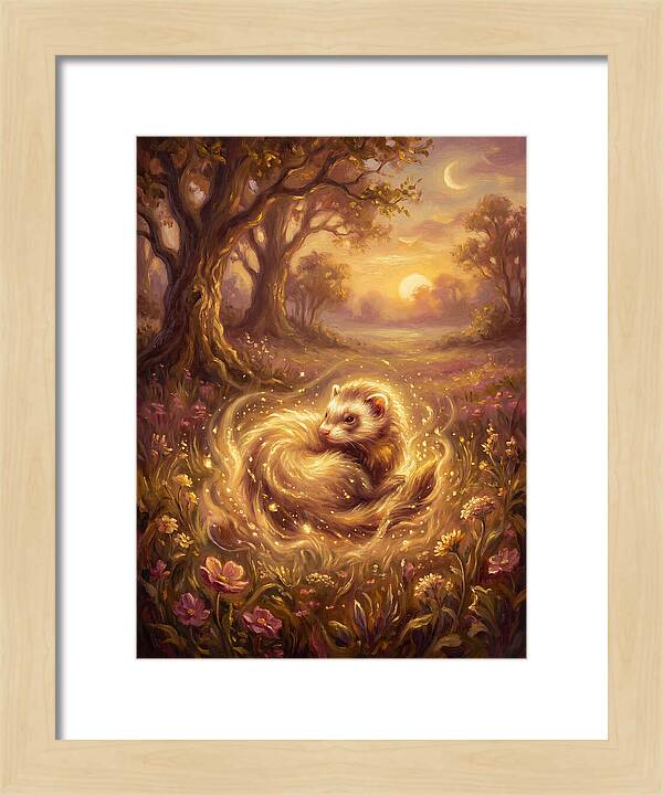 Ferret In Enchanted Forest