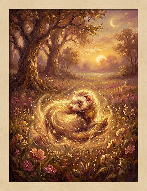 Ferret In Enchanted Forest