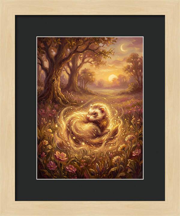 Ferret In Enchanted Forest