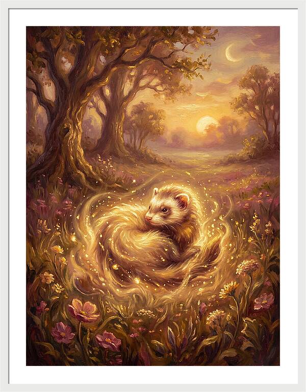 Ferret In Enchanted Forest