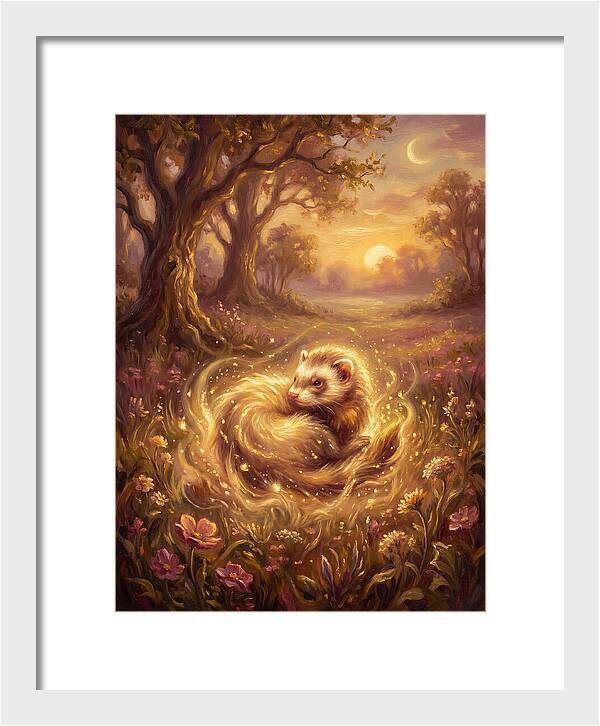 Ferret In Enchanted Forest
