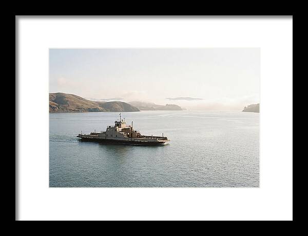 Ferry Crossing Over Calm Waters