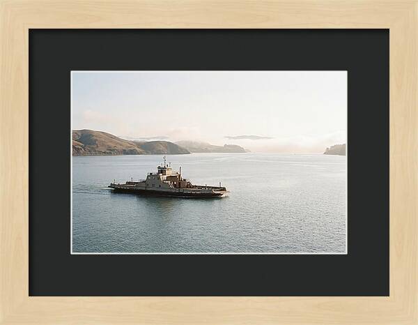 Ferry Crossing Over Calm Waters