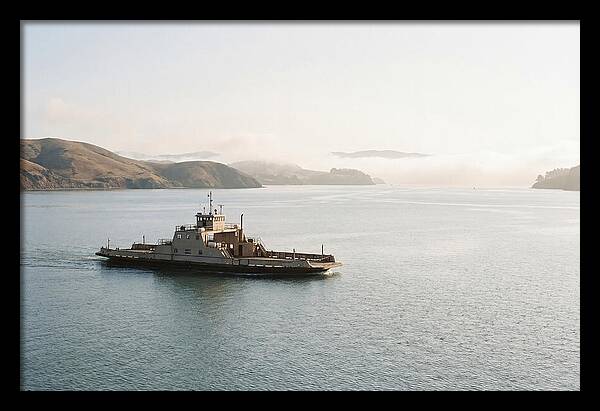 Ferry Crossing Over Calm Waters