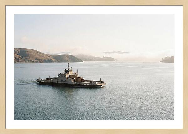 Ferry Crossing Over Calm Waters