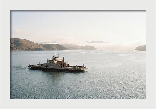 Ferry Crossing Over Calm Waters