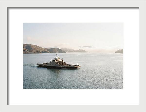 Ferry Crossing Over Calm Waters