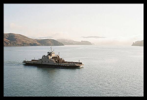 Ferry Crossing Over Calm Waters