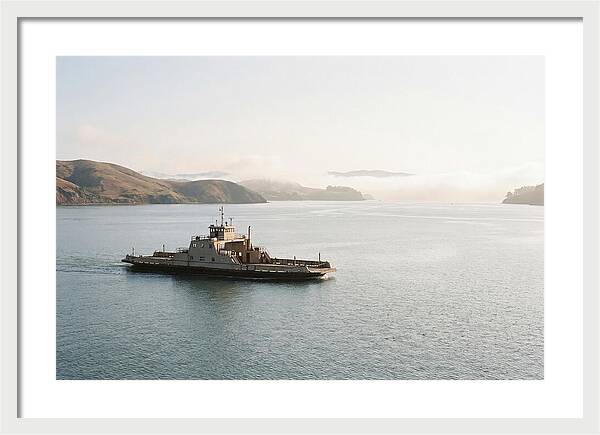 Ferry Crossing Over Calm Waters