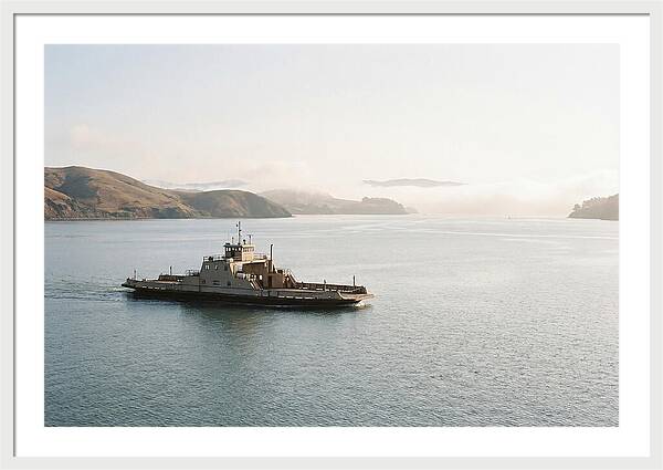 Ferry Crossing Over Calm Waters