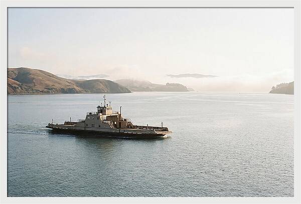 Ferry Crossing Over Calm Waters