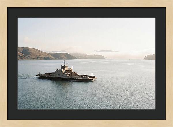Ferry Crossing Over Calm Waters