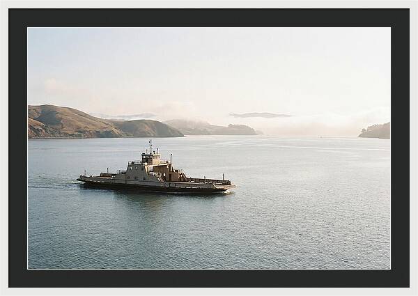Ferry Crossing Over Calm Waters