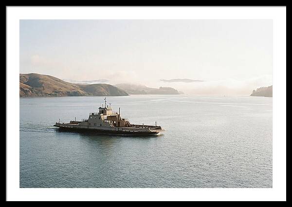 Ferry Crossing Over Calm Waters