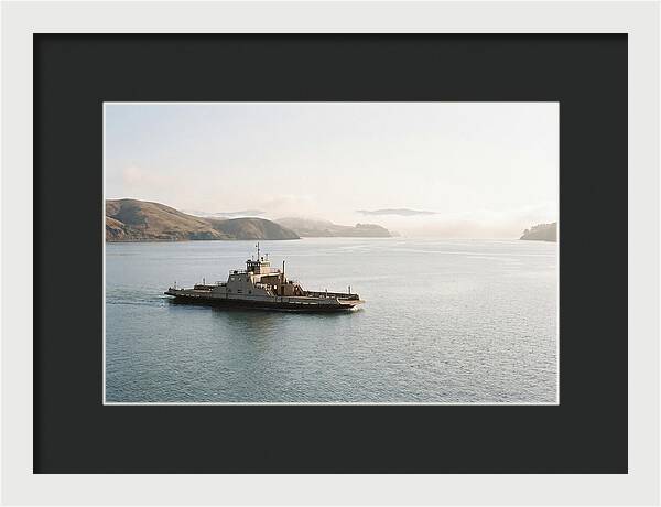 Ferry Crossing Over Calm Waters