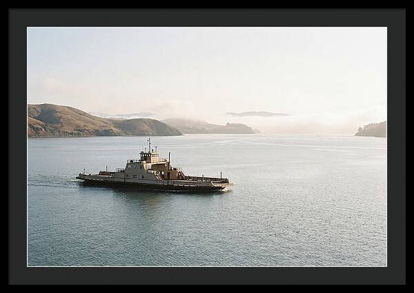 Ferry Crossing Over Calm Waters