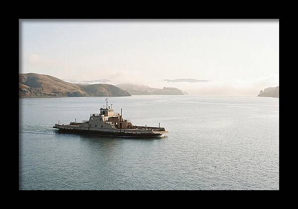 Ferry Crossing Over Calm Waters