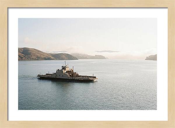 Ferry Crossing Over Calm Waters