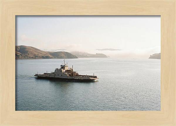 Ferry Crossing Over Calm Waters