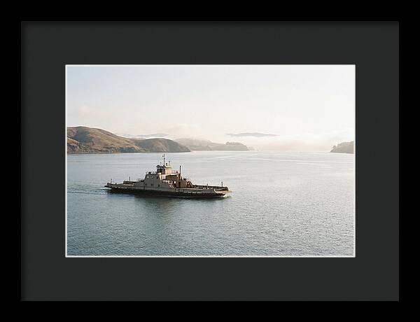 Ferry Crossing Over Calm Waters