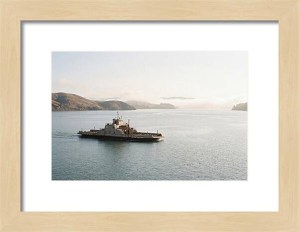 Ferry Crossing Over Calm Waters