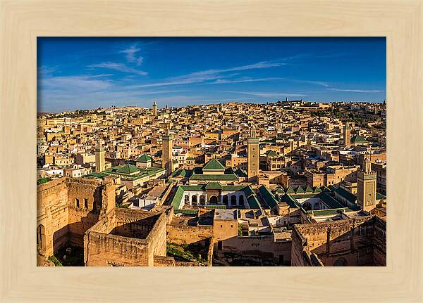 Fez Medina From Merenid Tombs