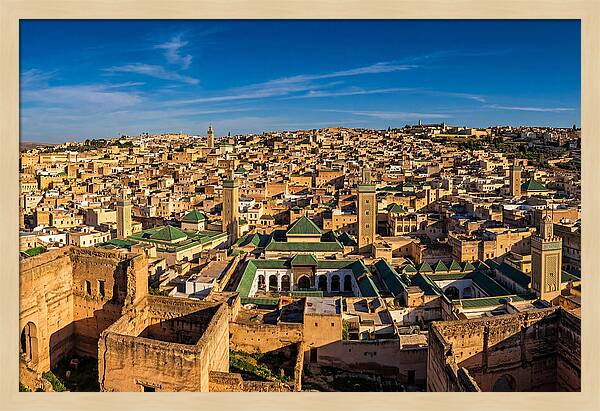 Fez Medina From Merenid Tombs