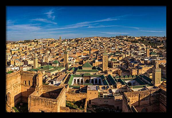 Fez Medina From Merenid Tombs