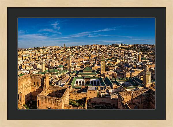 Fez Medina From Merenid Tombs