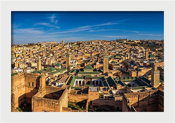 Fez Medina From Merenid Tombs